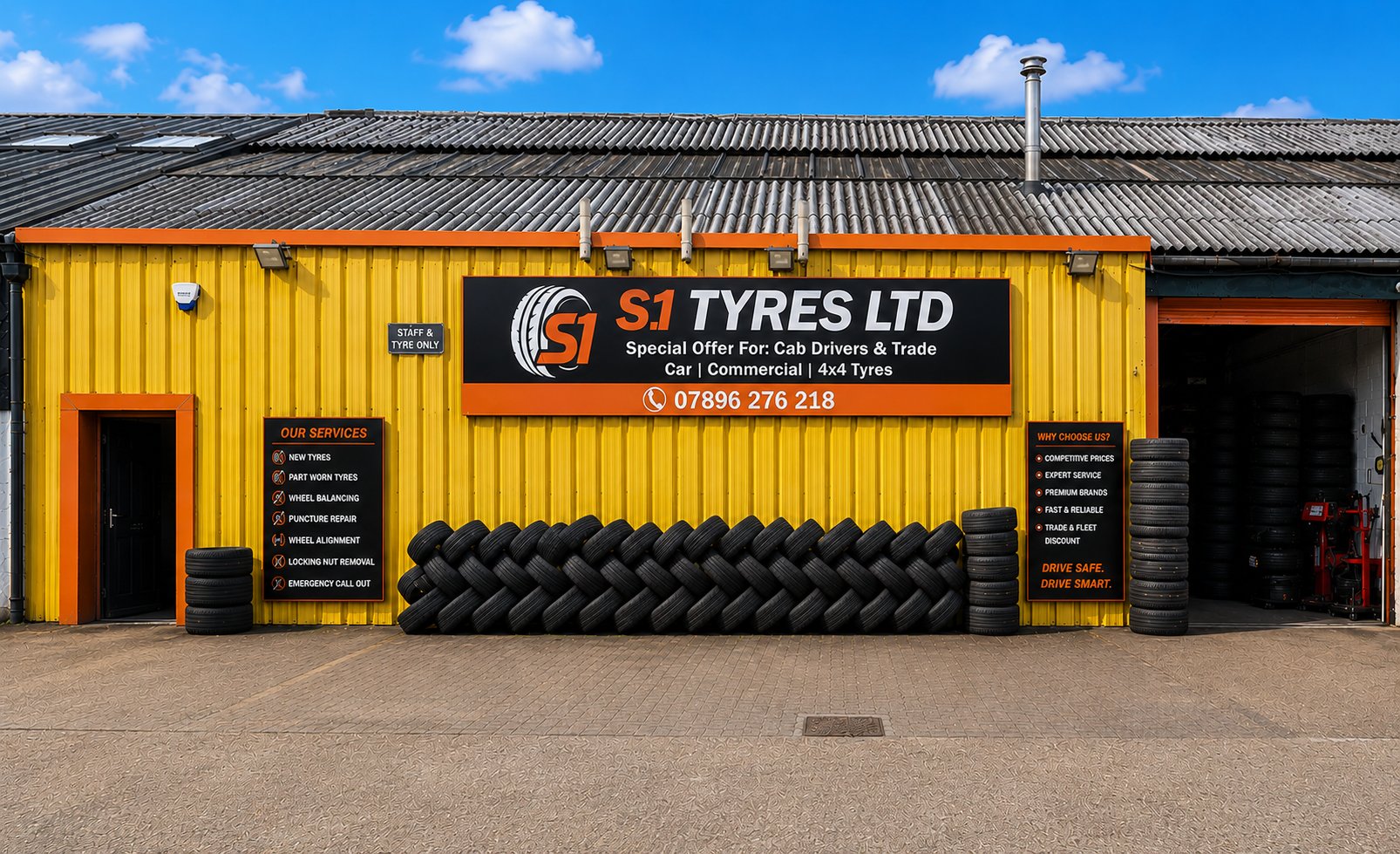 S1 Tyres LTD Dagenham shop front