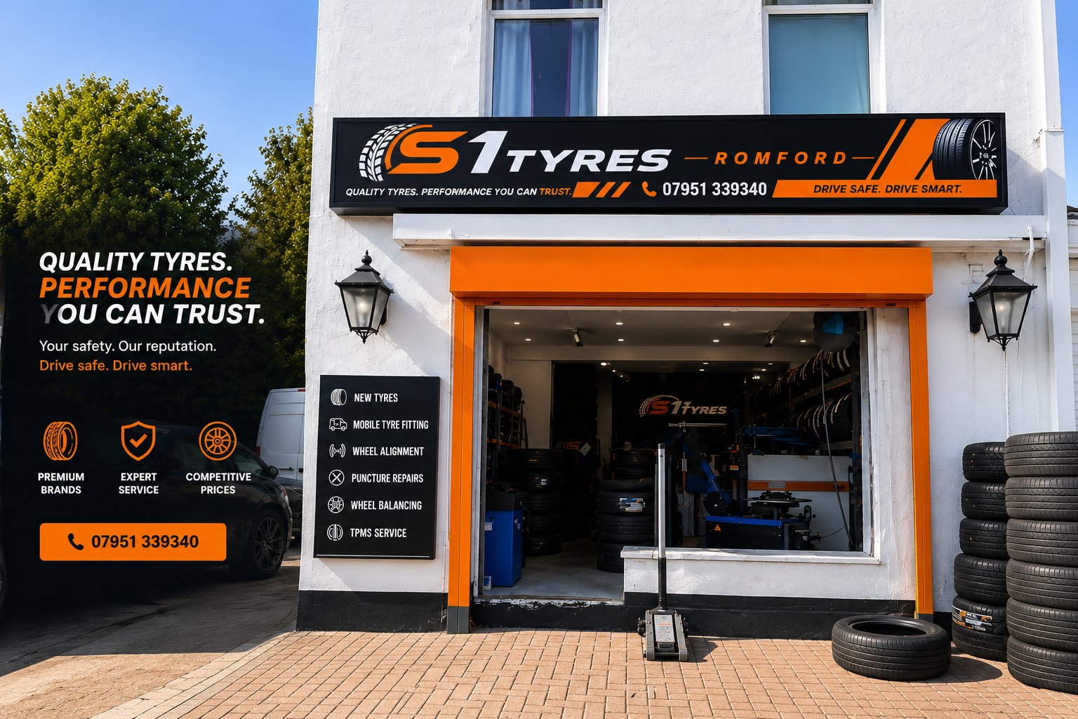 S1 Tyres Romford storefront